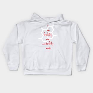 I am fearfully and wonderfully made Kids Hoodie